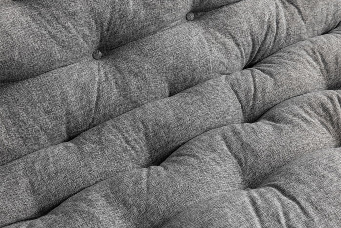 Atelier Del Sofa Saki - Sofá cama de 3 plazas, Gris claro